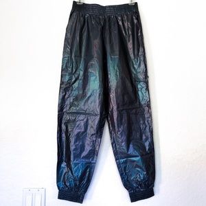VS Sport Blue Holographic Track Jogger Pants